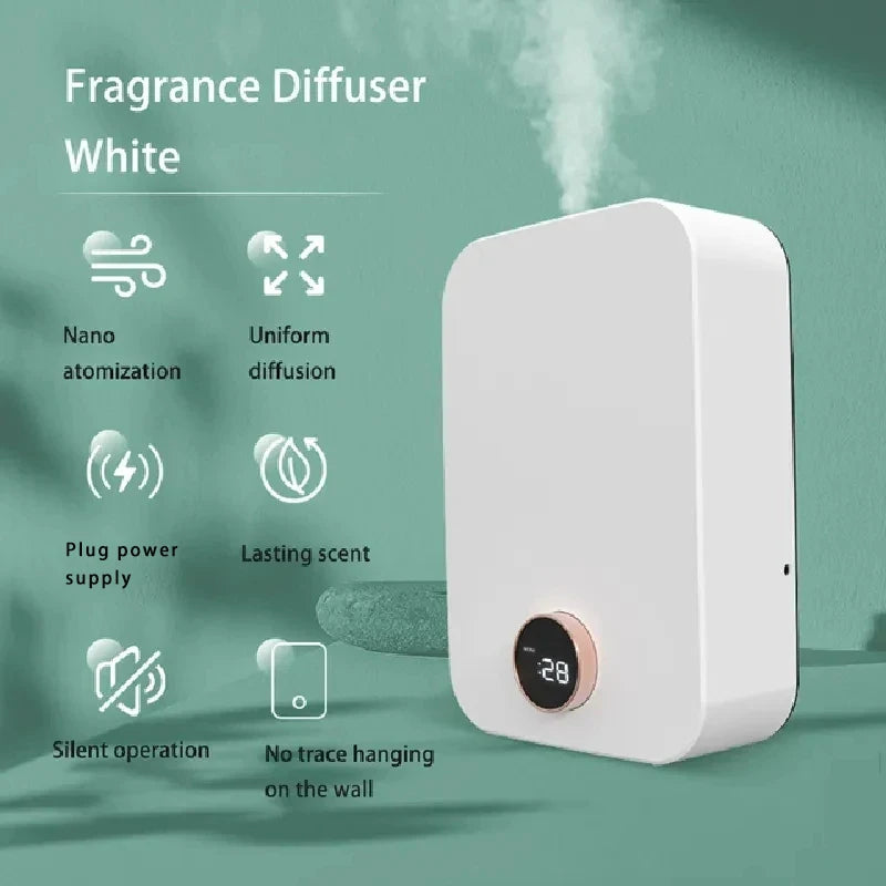 Waterless Essential Oil Diffuser Professional Fragrance Nebulizing Diffusion System LED Screen Scent Air Machine For Home